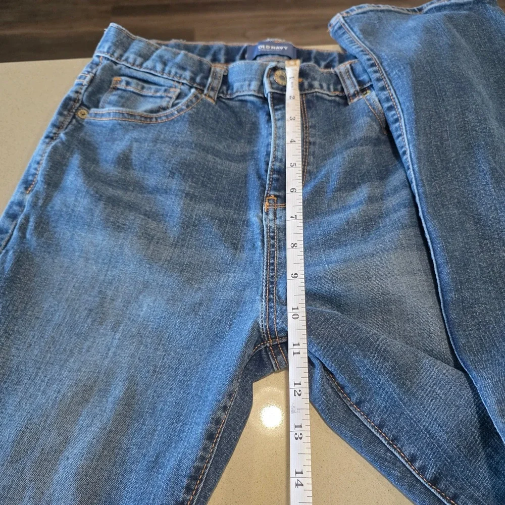 Old Navy Boys Straight‎ Leg Jeans Medium Wash Size 18 Regular Denim Pants